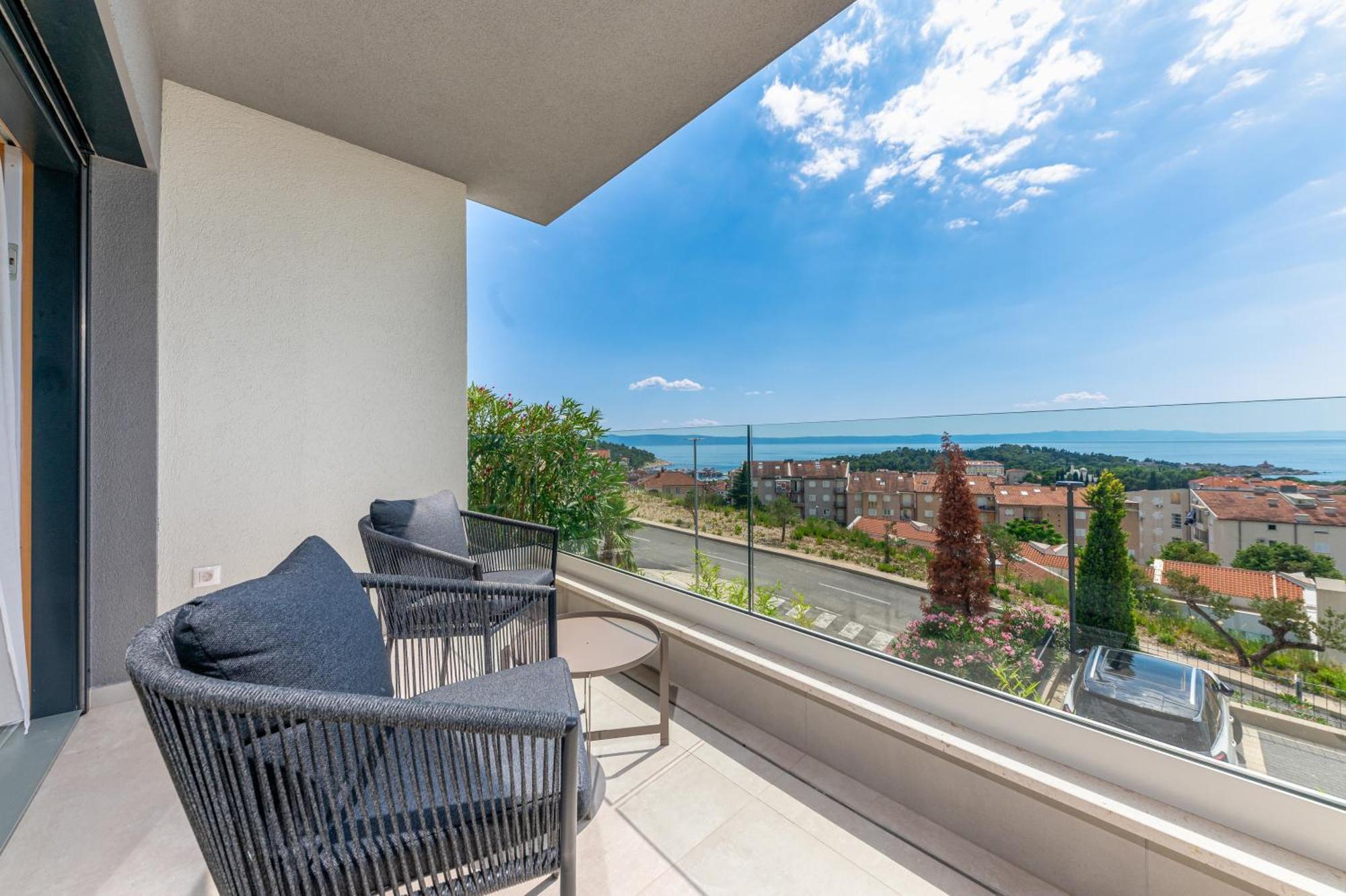 Luxury Adria Sea City & Mountain View Apartment Makarska Buitenkant foto